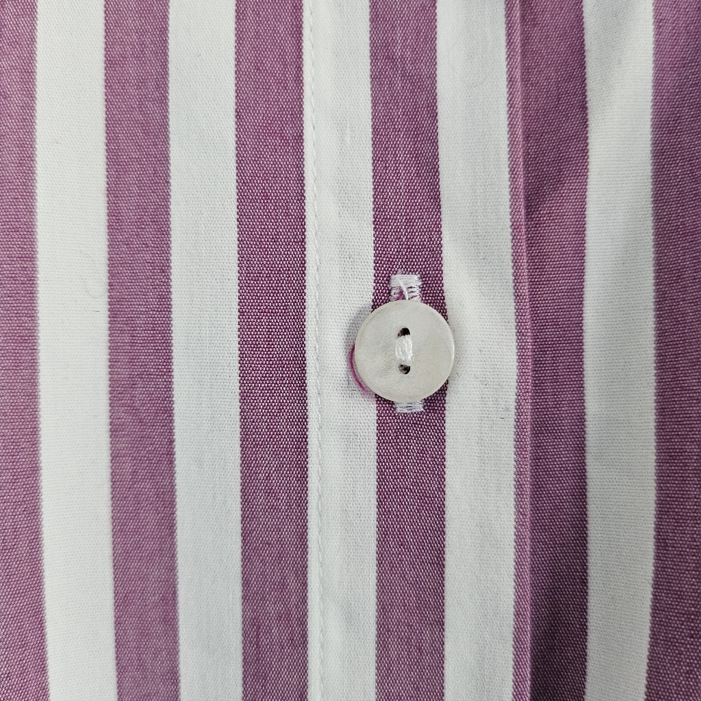 J.Jill Wearever Collection Striped Button Down Shirt Petite Medium Stretch - Picture 9 of 12